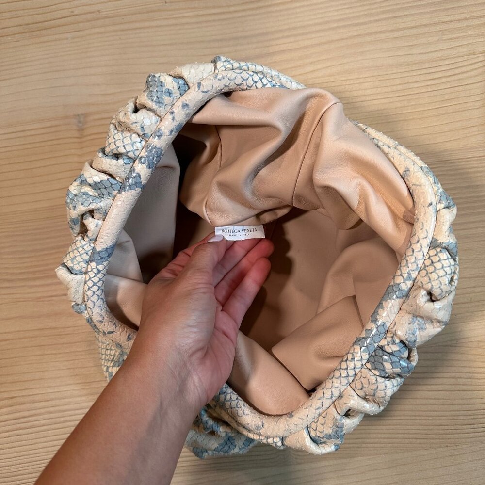 Bottega Veneta Python Clutch Pouch - image 8